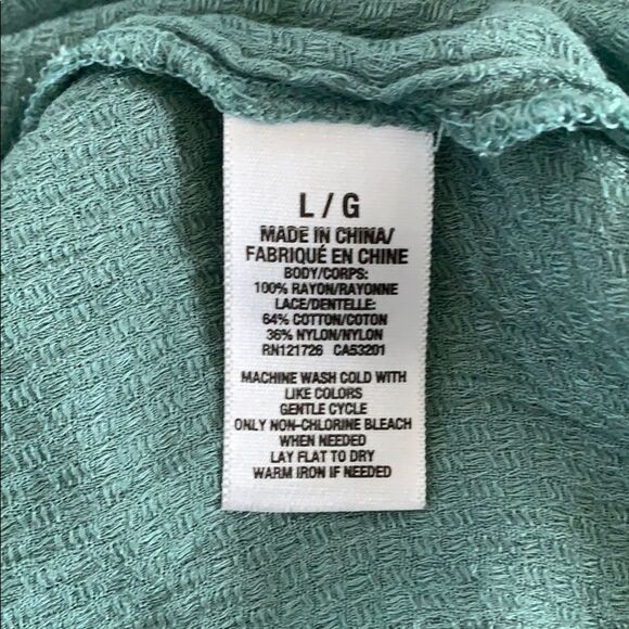 Mint green long sleeves shirt - Picture 5 of 5